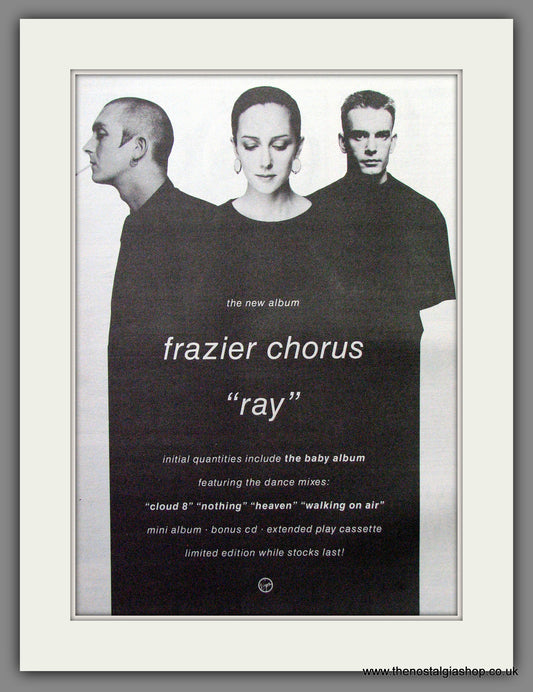 Frazier Chorus Ray. Original Advert 1991 (ref AD13039)