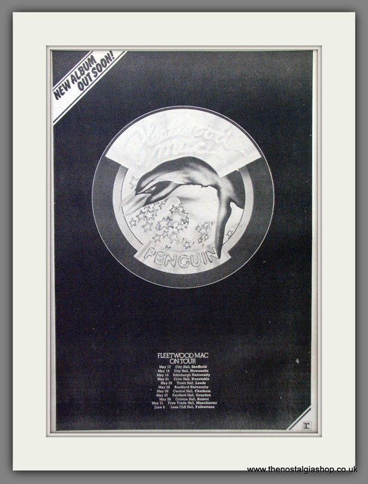 Fleetwood Mac Penguin Tour Dates. Original Advert 1973 (ref AD13042)