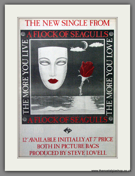 Flock Of Seagulls The More You Live The More You Love. Original Advert 1984 (ref AD13045)