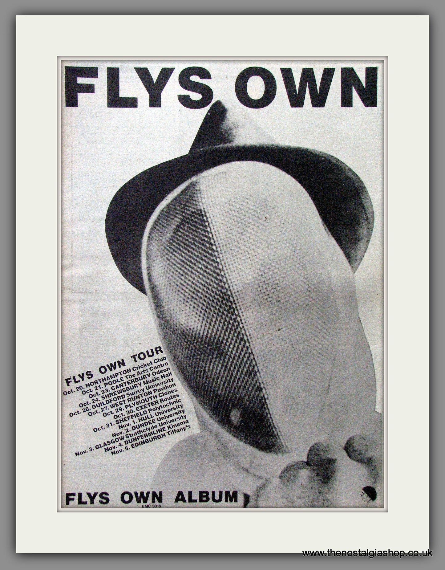 Flys Own Tour. Original Advert 1979 (ref AD13049)