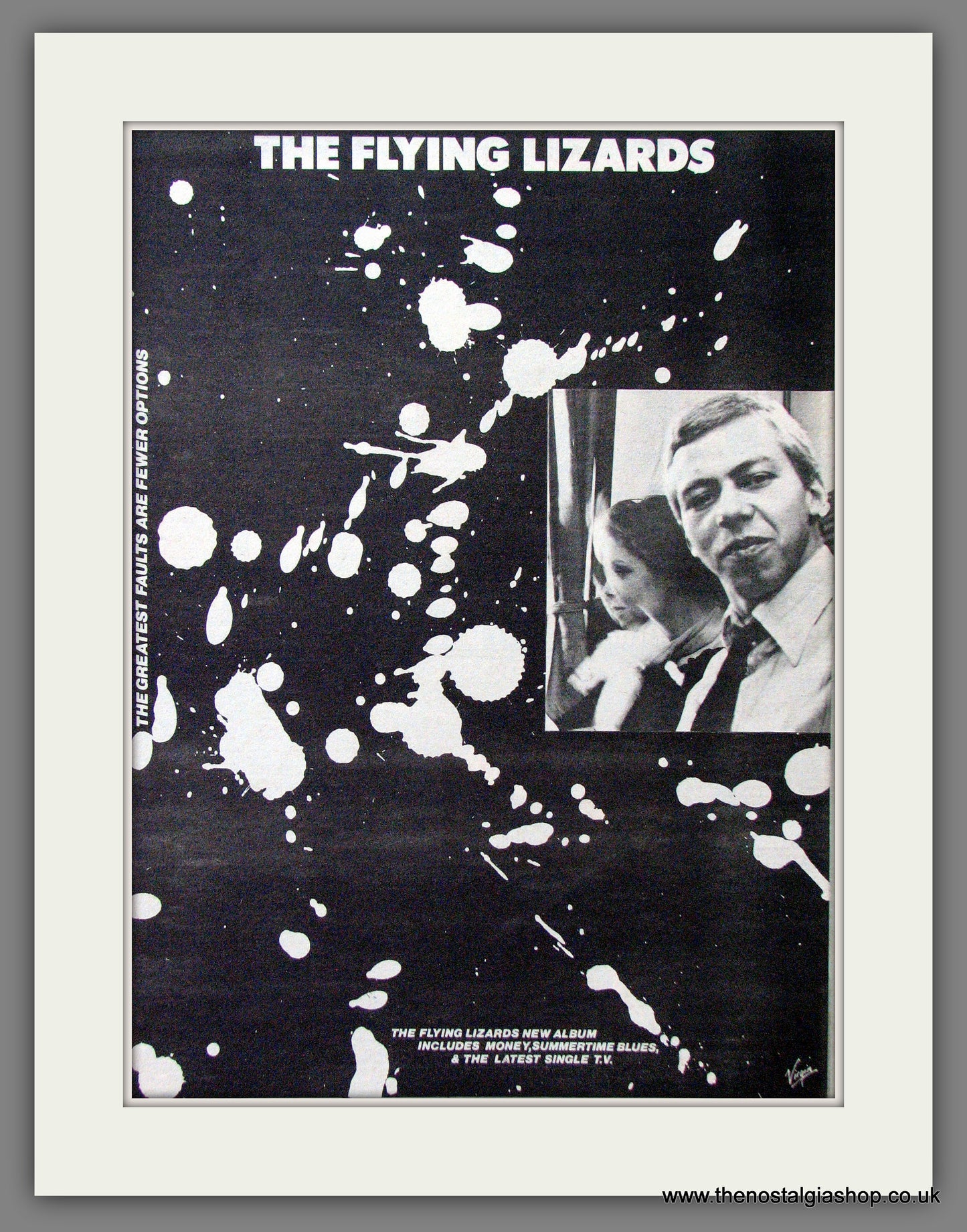 Flying Lizards (The) New Album. Original Advert 1980 (ref AD13055)