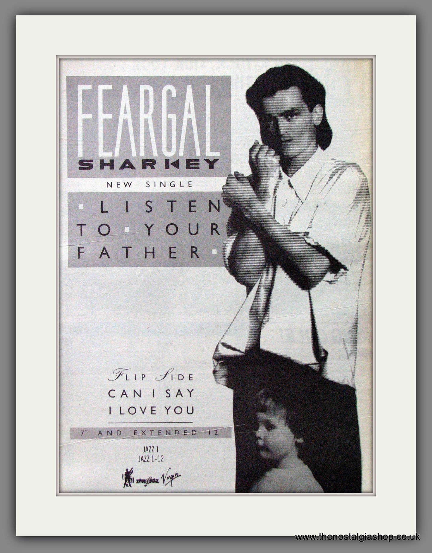 Fergal Sharkey Listen To Your Father. Original Advert 1984 (ref AD13078)