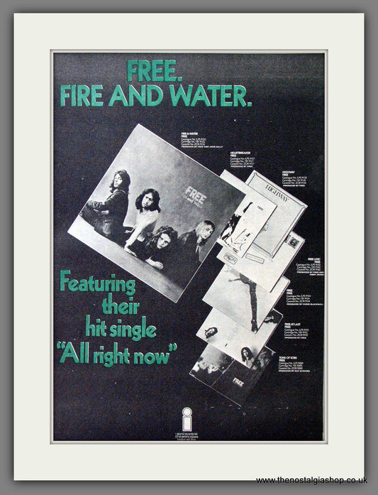 Free Fire And Water. Original Advert 1973 (ref AD13084)