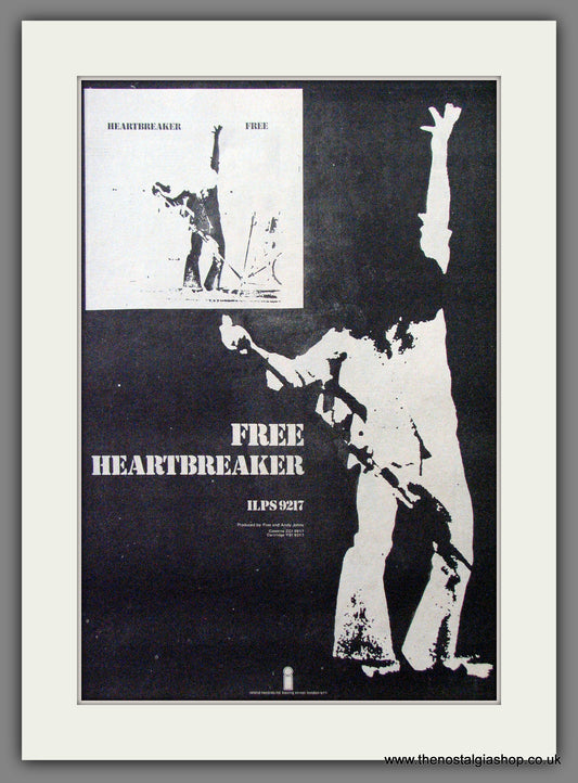 Free Heartbreaker. Original Advert 1973 (ref AD13085)