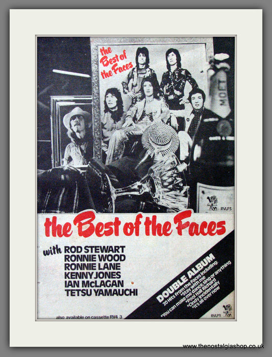 Faces The Best Of. Original Advert 1977 (ref AD13088)