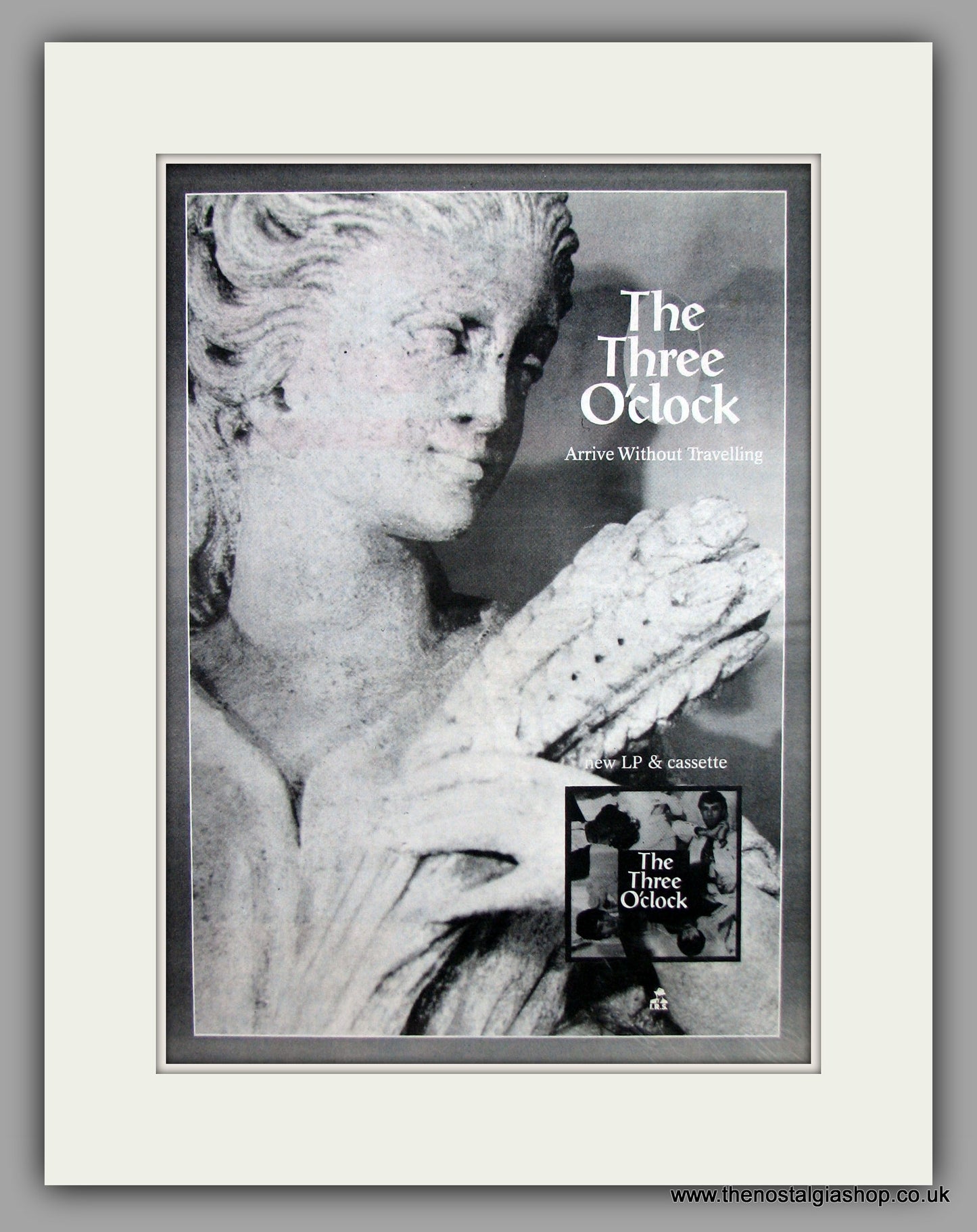 The Three O'Clock-Arrive Without Travelling.  Original Vintage Advert 1989 (ref AD10558)