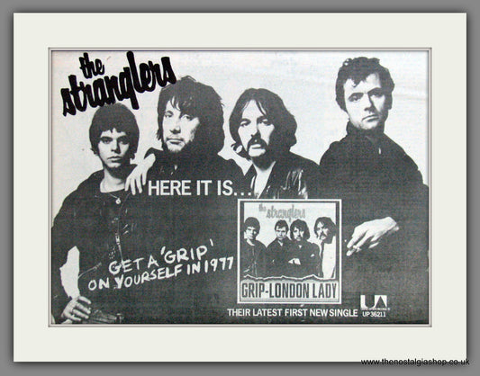 Stranglers (The) Grip-London Lady. 1977 Original Advert (ref AD55193)