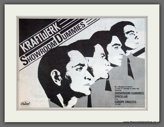 Kraftwerk. Showroom Dummies. 1979 Original Advert (ref AD55196)