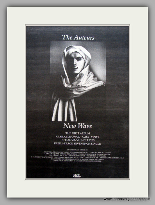 Auteurs (The)-New Wave.  Original Vintage Advert 1993 (ref AD10584)