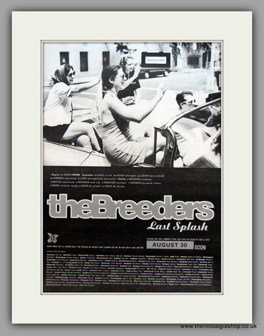 Breeders(The)-Last Splash.  Original Vintage Advert 1993 (ref AD10607)