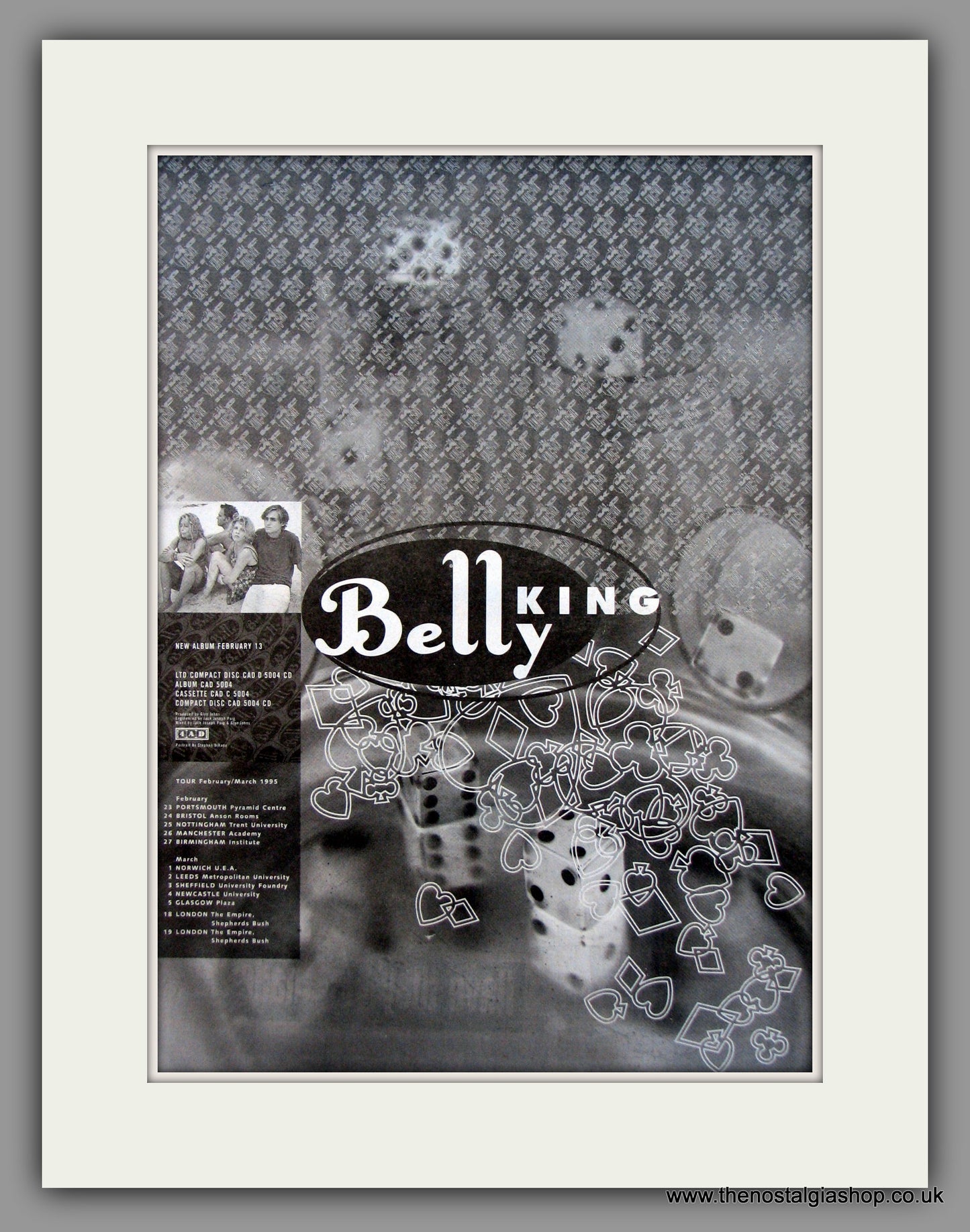 Belly King. Original Vintage Advert 1995 (ref AD10631)