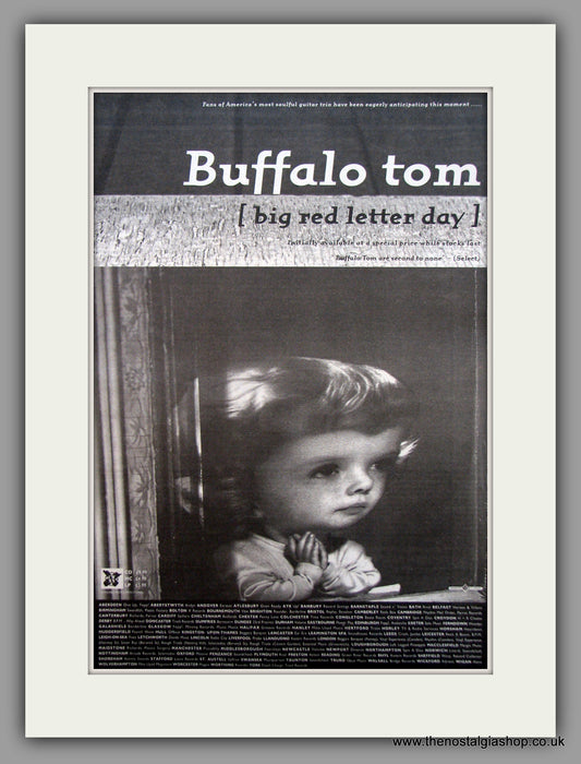 Buffalo Tom-Big Red Letter Day. Original Vintage Advert 1993 (ref AD10632)