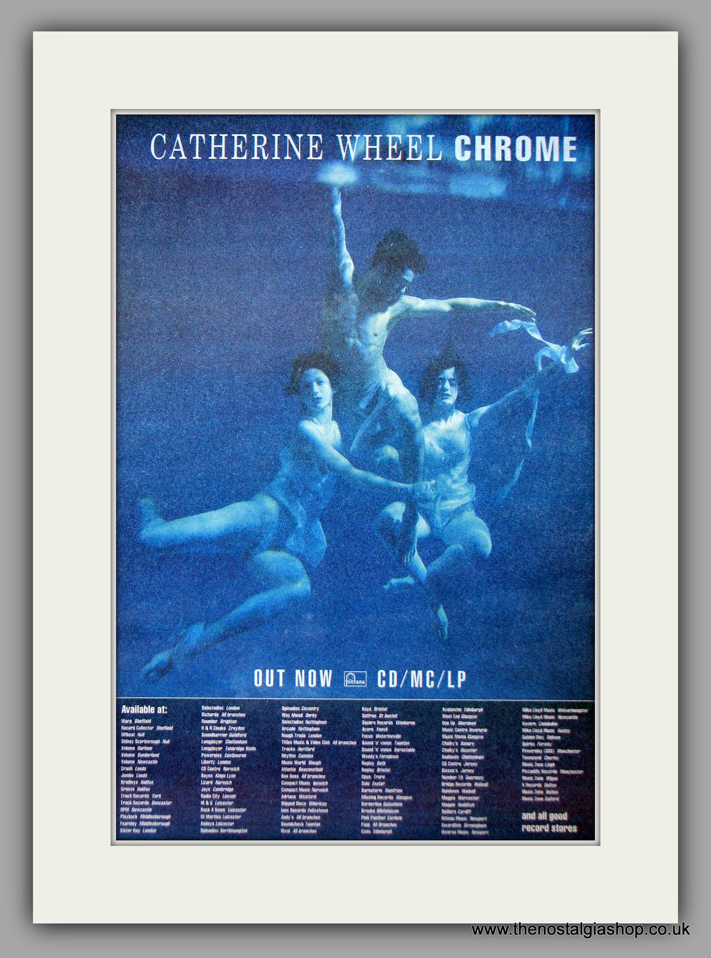 Catherine Wheel - Chrome.  Original Vintage Advert 1993 (ref AD10653M)