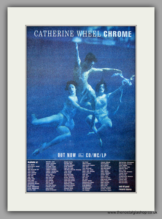 Catherine Wheel - Chrome.  Original Vintage Advert 1993 (ref AD10653M)