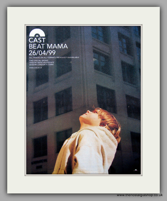 Cast - Beat Mama.  Original Vintage Advert 1999 (ref AD10685)