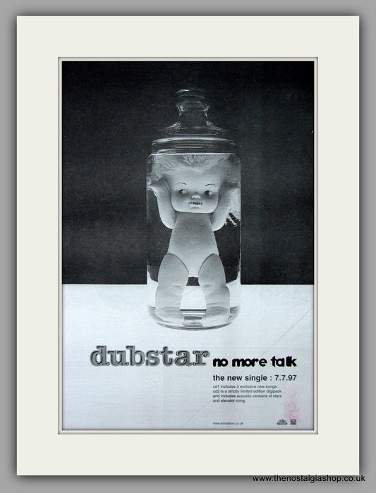 Dubstar - No More Talk.  Original Vintage Advert 1997 (ref AD10705)