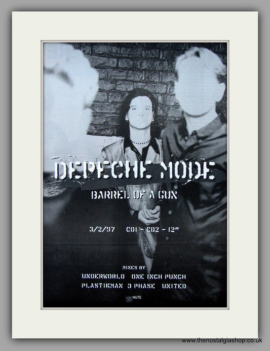 Depeche Mode - Barrel Of A Gun.  Original Vintage Advert 1997 (ref AD10719)