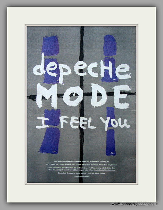 Depeche Mode - I Feel You.  Original Vintage Advert 1993 (ref AD10721)