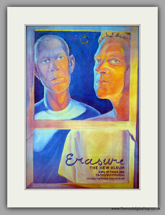 Erasure  The New Album.  Original Vintage Advert 1995 (ref AD10738)