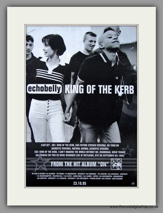 Echobelly - King Of The Kerb.  Original Vintage Advert 1995 (ref AD10742)