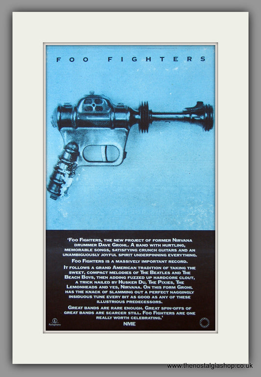 Foo Fighters. Original Vintage Advert 1995 (ref AD10782)