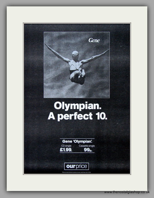 Gene - Olympian A Perfect 10. Original Vintage Advert 1995 (ref AD10797)