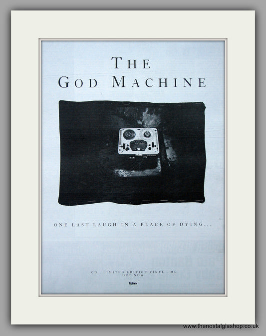 God Machine (The) - One Last Laugh In A Place Of Dying. Original Vintage Advert 1994 (ref AD10801)