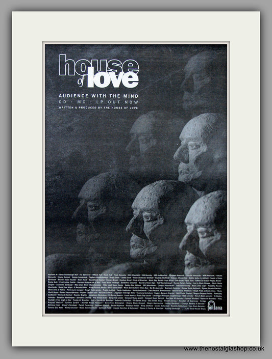 House Of Love - Audience With The Mind. Original Vintage Advert 1993 (ref AD10814)