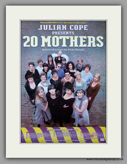 Julian Cope - 20 Mothers. Original Vintage Advert 1995 (ref AD10823)