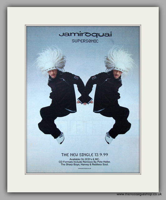 Jamiroquai - Supersonic. Original Vintage Advert 1999 (ref AD10827)