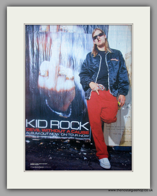 Kid Rock - Devil Without A Cause. Original Vintage Advert 1999 (ref AD10839)