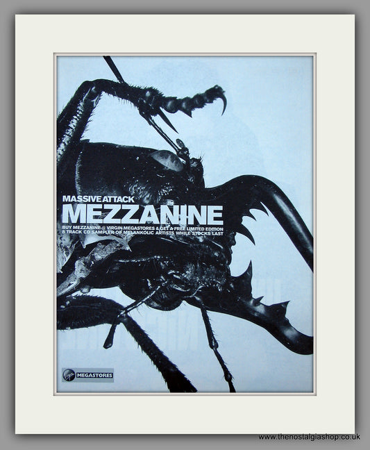 Massive Attack - Mezzanine. Original Vintage Advert 1998 (ref AD10888)