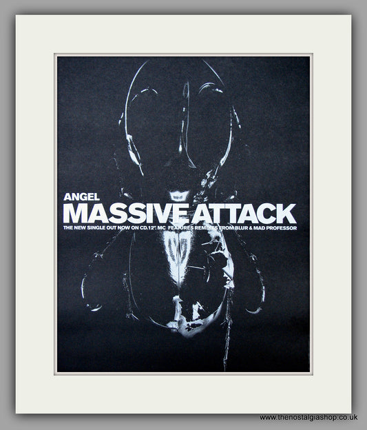 Massive Attack - Angel. Original Vintage Advert 1998 (ref AD10891)