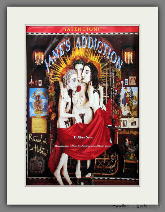 Jane's Addiction. Ritual De Lo Habitual. Original Music Advert 1990 (ref AD55473)