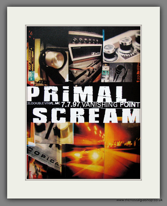 Primal Scream. Vanishing Point. 1997 Original Advert (ref AD55422)