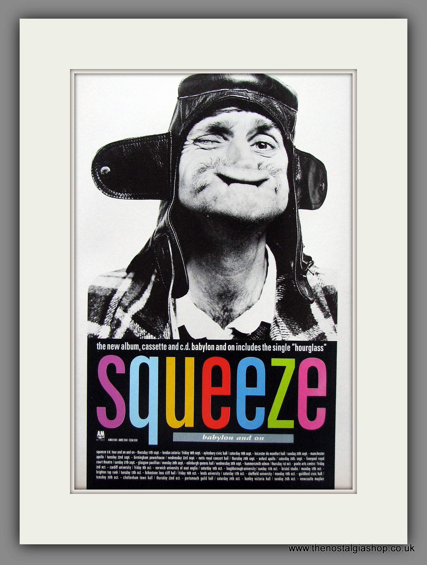 Squeeze. Babylon And On. 1987 Original Advert (ref AD55426)