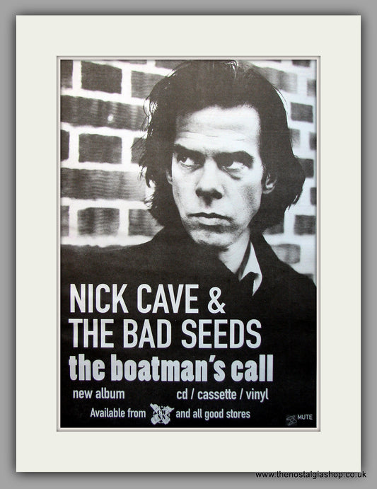 Nick Cave & The Bad Seeds - The Boatman's Call. Original Vintage Advert 1997 (ref AD10925)