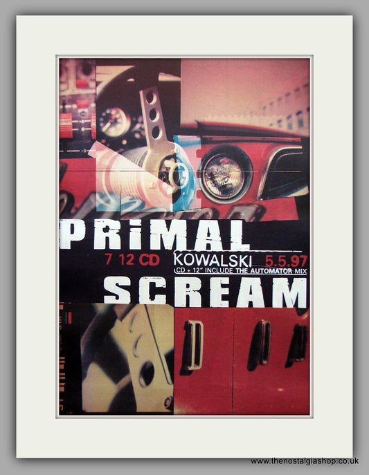 Primal Scream - Kowalski. Original Vintage Advert 1997 (ref AD10991)