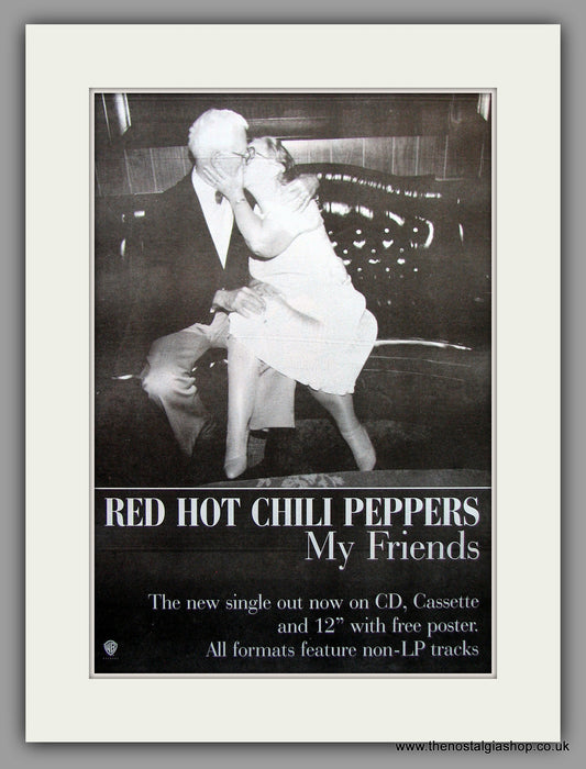 Red Hot Chili Peppers - My Friends. Original Vintage Advert 1995 (ref AD11004)