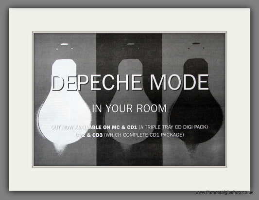 Depeche Mode. In Your Room. Original Music Advert 1994 (ref AD55479)