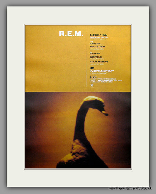 R.E.M -  Suspicion. Original Vintage Advert 1995 (ref AD11022)