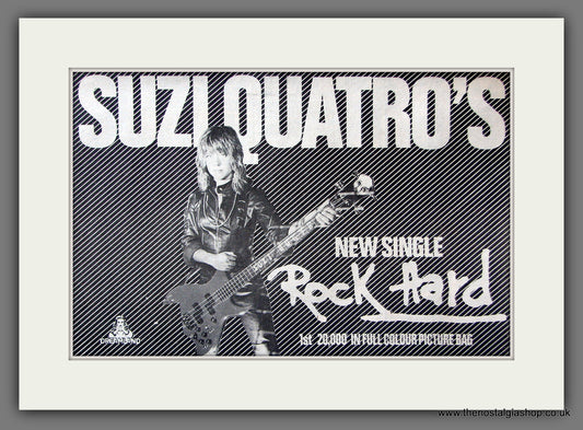 Suzi Quattro. Rock Hard. Original Music Advert 1980 (ref AD55488)