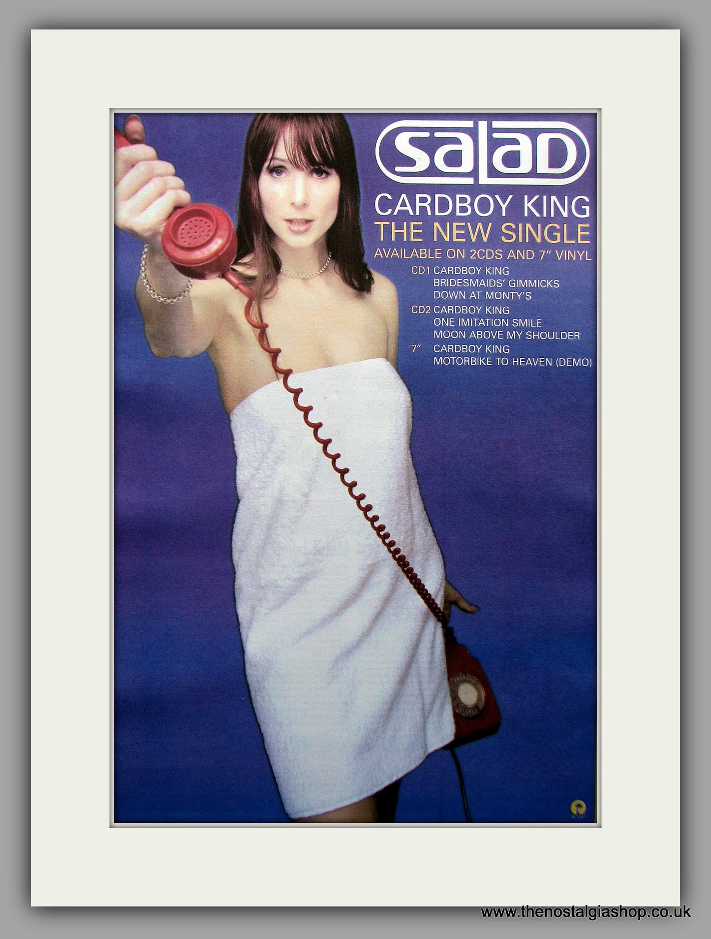 Salad. Cardboy King. Original Vintage Advert 1997 (ref AD11045)