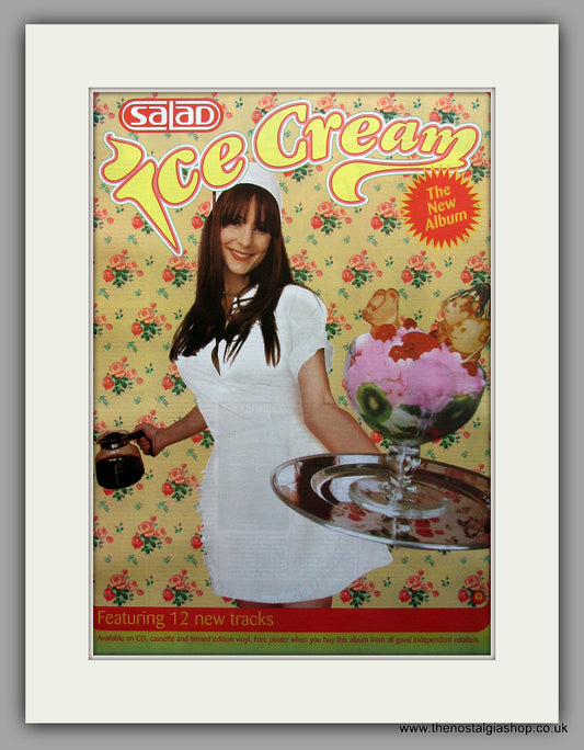 Salad. Ice Cream. Original Vintage Advert 1997 (ref AD11046)