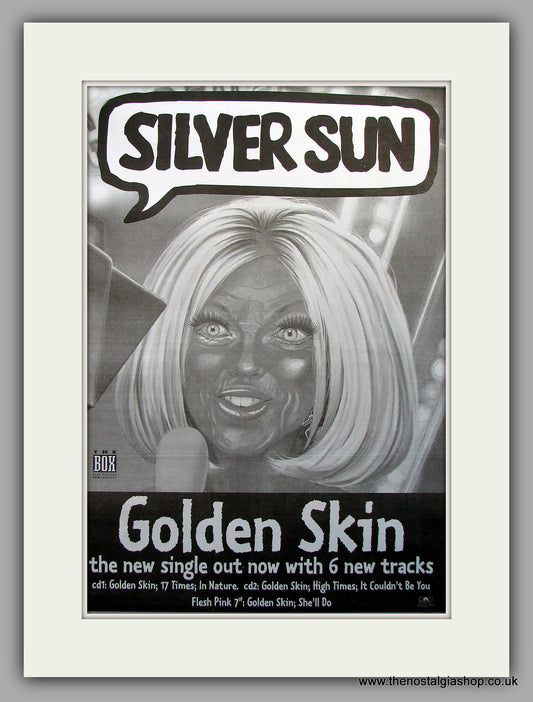 Silver Sun. Golden Skin. Original Vintage Advert 1997 (ref AD11051)