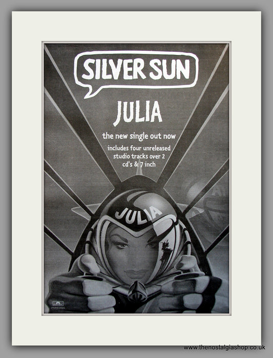 Silver Sun. Julia. Original Vintage Advert 1997 (ref AD11052)