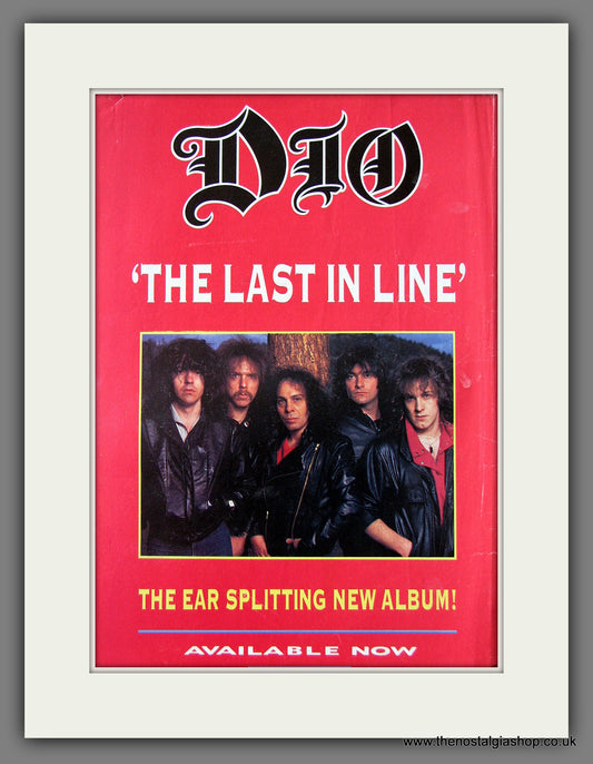 Dio. The Last In Line. Original Music Advert 1984 (ref AD55518)