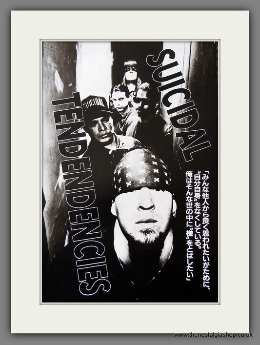 Suicidal Tendencies. Rare Japanese Original Music Advert 2004 (ref AD55519)