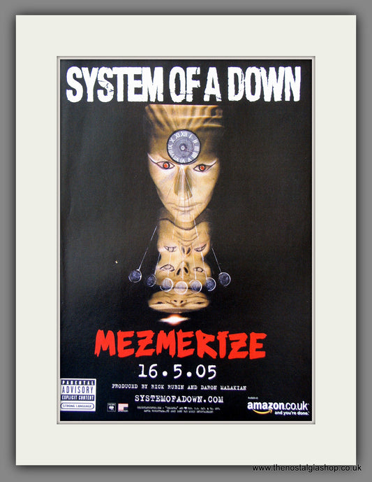 System Of A Down. Mezmerize. Original Music Advert 2005 (ref AD55520)