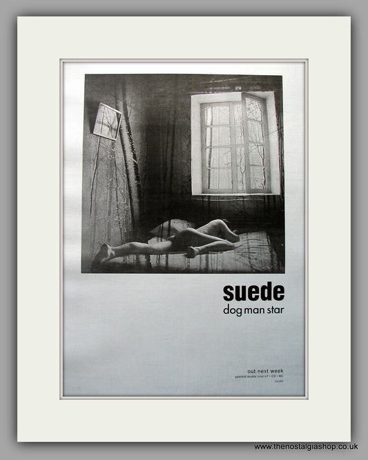 Suede - Dog Man Star. Original Vintage Advert 1994 (ref AD11065)